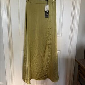 Brand New Satin Maxi Skirt